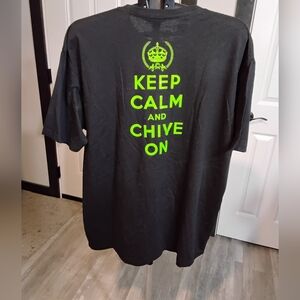 NEW Keep Calm & Chive On T-Shirts SIZE XL 3 In Lot See Pics